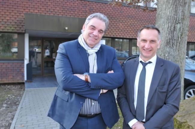 Pour 2019,  Laurent Pasquier, prsident d'Arteteam (a droite) et Gilles Collin, directeur gnral visent un chiffre d'affaires consolid de 9 millions d'euros. Crdit. Arketeam. 