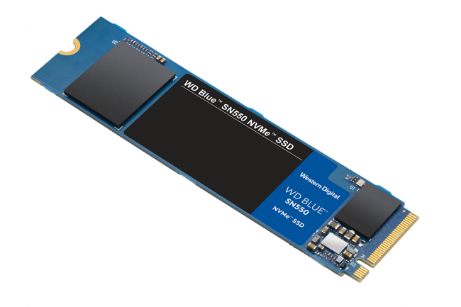 Le NVMe a apport un second souffle aux SSD comme le Blue SN550 de WD. (Crdit WD)