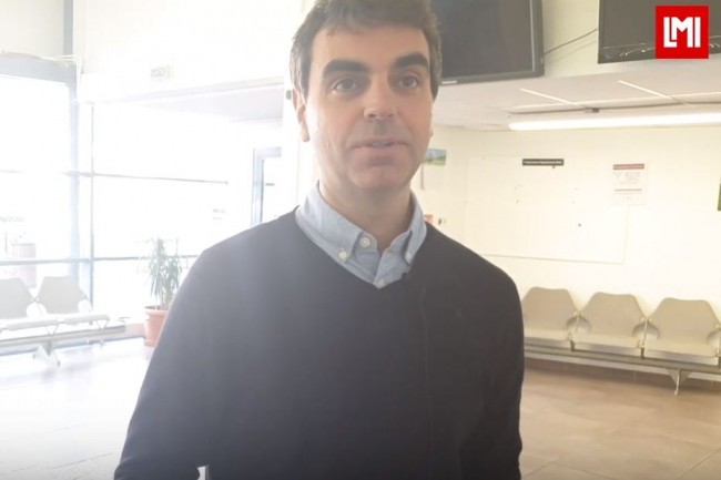 Nicolas Canouet responsable Data Lab chez Liebherr Aerospace est intervenu sur l'IT Tour 2019  Toulouse organis  l'hippodrome le 28 novembre 2019. (crdit : LMI)