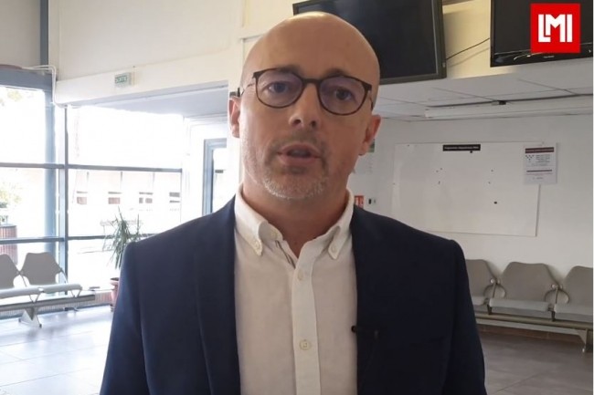 Laurent Sanchez, DSI d'OC Sant est intervenu sur l'IT Tour 2019  Toulouse organis  l'hippodrome le 28 novembre 2019. (crdit : LMI)