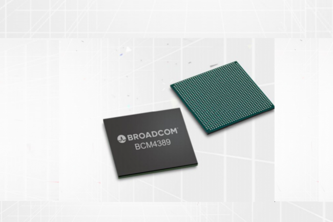 La puce radio BCM4389 de Broadcom va équiper un grand nombre d'équipements WIFi 6E. (Crédit Broadcom)