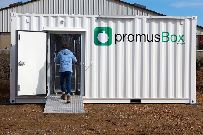 Les conteneurs de Promus servent de mini-entrepts dans son Warehouse Management System pour circuit court (Photo Promus)