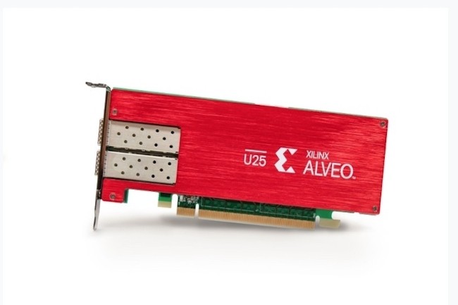 Avec l’Alveo U25 SmartNIC, Xilinx se retrouve aussi dans la course des adaptateurs programmables Ethernet. (Crédit D.R.)