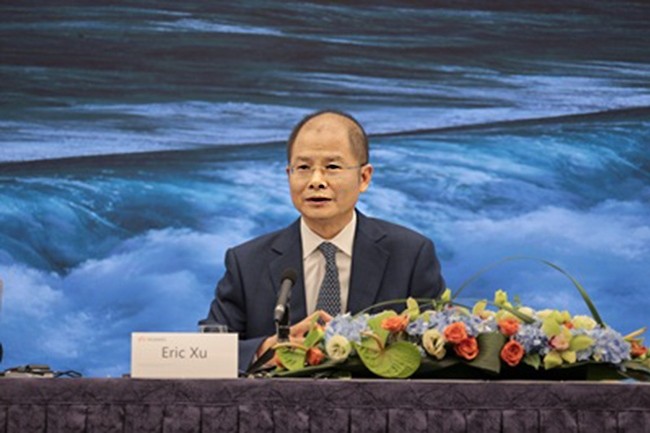 Xu Zhijun, président en rotation de Huawei, est cependant lucide : « L’environnement extérieur ne fera que se compliquer à l’avenir. » (Crédit : Huawei)