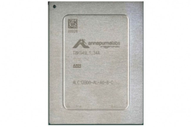 Le design de puce Graviton2 d'AWS/Anapurna Labs embarque des coeurs ARM 64-bits Neoverse N1. (crédit : AWS)