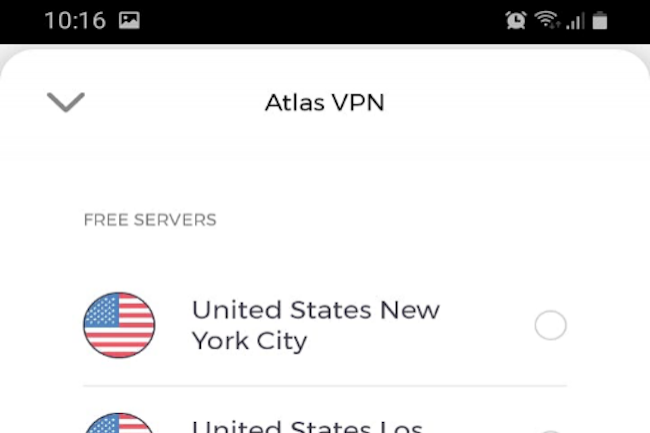Uniquement disponible pour les terminaux mobiles, Atlas VPN propose un mode gratuit qui peut dpanner avant de passer  une offre plus consquente. (Crit Atlas VPN) 