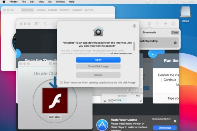 Le malware OSX.Shlayer a russi  tromper la fonction notarization d'Apple pour scuriser les systmes MacOS. (crdit : D.R.)