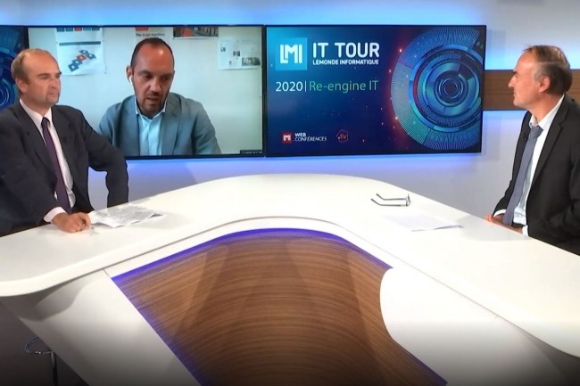 Sébastien Valla, DSI de Saint Etienne, a été le grand témoin de l'IT Tour Web TV 2020 Auvergne Rhône-Alpes. (crédit : LMI)