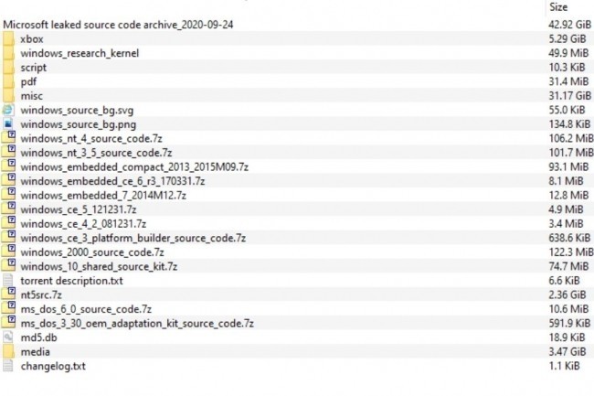 Le code source de diffrents Windows a fuit et est rest plus d'une semaine sur un dpt GitHub. (Crdit Photo : DR)