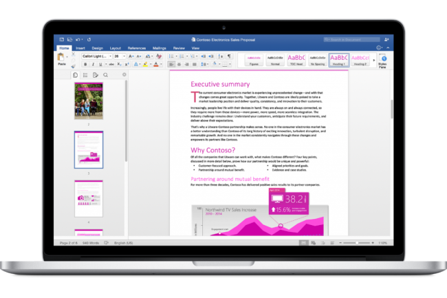 Microsoft met les bouchées doubles pour apporter Office aux prochains Mac Apple Silicon.(Crédit Photo: Microsoft)