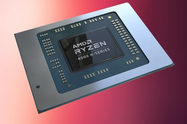 Intel estime que les puces Ryzen 4000 pour portables sont moins performantes quand l'ordinateur est sur batterie. (Crédit Photo : AMD)