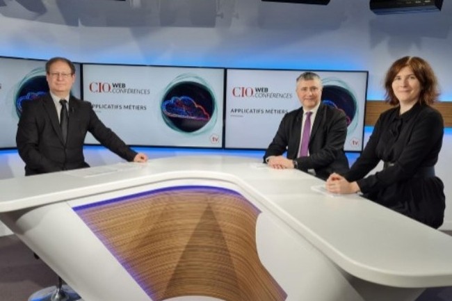 De gauche  droite : Jacques Cheminat (rdacteur en chef adjoint du Monde Informatique), Bertrand Lemaire (rdacteur en chef de CIO) et Aurlie Chandeze (rdactrice en chef adjointe de CIO).