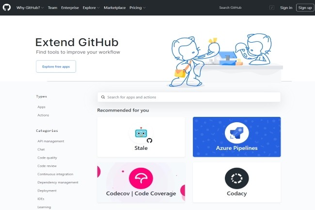 GitHub augmente la redistribution des revenus des applications vendues sur sa marketplace. (Crédit Photo: GitHub)