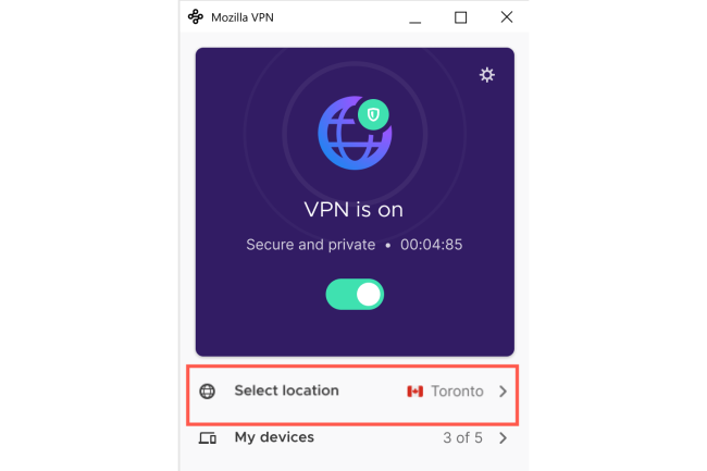 Le VPN de Mozilla est enfin disponible pour les utilisateurs franais. (Crdit Photo: Mozilla)