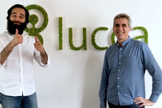 L'équipe de Bloom at Work (à gauche, son PDG Charles de Fréminville) rejoint celle de Lucca, présidé par Gilles Satgé (à droite) pour renforcer l'expérience RH des collaborateurs. (Crédit : Lucca)