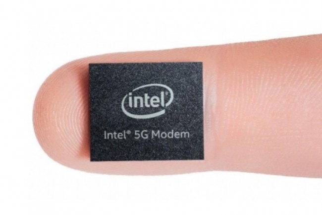 L'bauche de modem 5G d'Intel servira de point de dpart au futur circuit 5G d'Apple. (Crdit Intel)