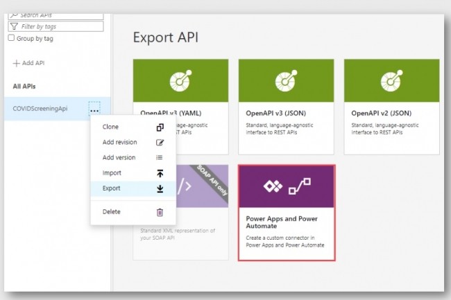 La Power Platform s’est enrichie de fonctionnalités nativement intégrées à Visual Studio dont la possibilité de publier une API et de l’enregistrer dans API Management depuis Visual Studio. (Crédit : Microsoft)