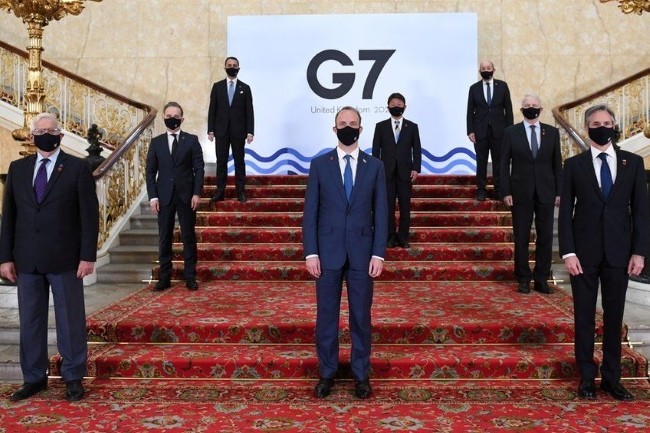 Les ministres du G7 se sont mis d'accord sur un niveau d'impt minimum de 15% sur les multinationales. (Crdit Photo : G7)