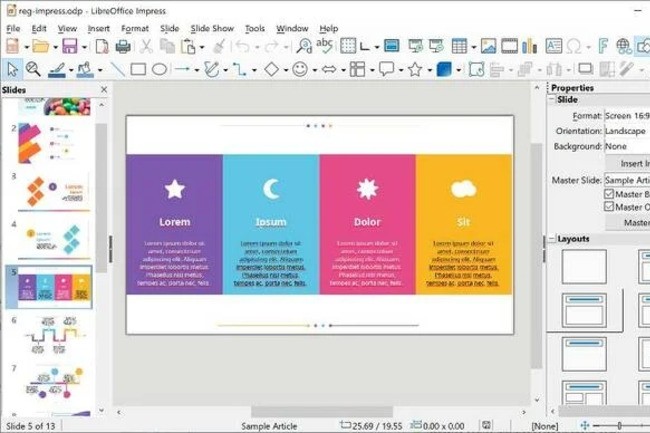 La version 7.2 rc de Libre Office va arriver au mois d'aot offrant une meilleure compatibilit avec Microsoft Office. (Crdit Photo: Libre Office)