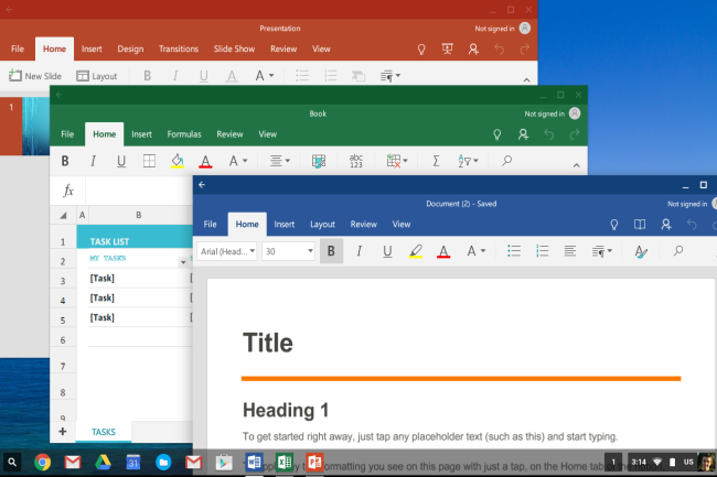 Microsoft arrte ses apps Office pour Chromebook  partir du 18 septembre prochain. (Crdit Photo: Microsoft)