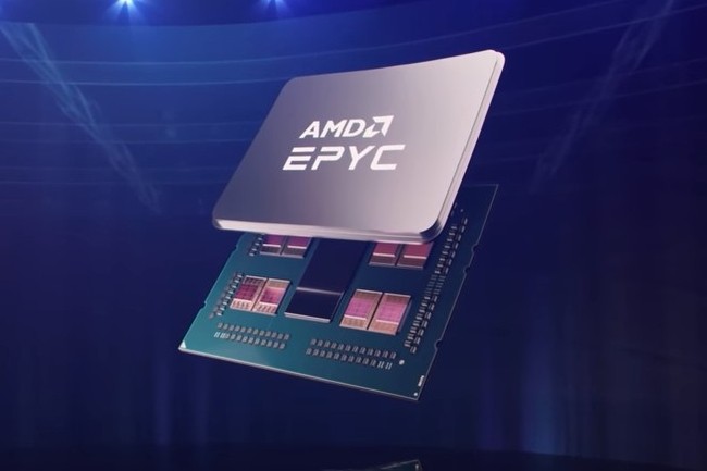 Mylan-X est la dernière évolution de la 3e génération de puces pour serveurs Epyc d'AMD. (Crédit : AMD)