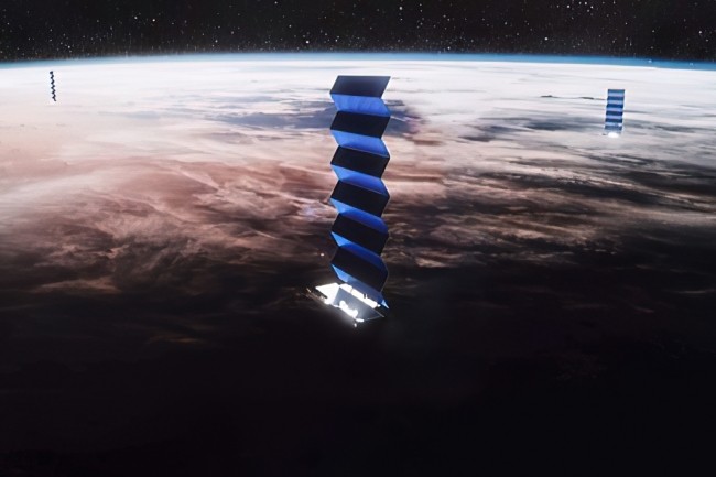 Depuis 2019, SpaceX a lancé pas moins de 1 944 satellites dans le cadre de son projet Starlink. (Crédit : D.R.)