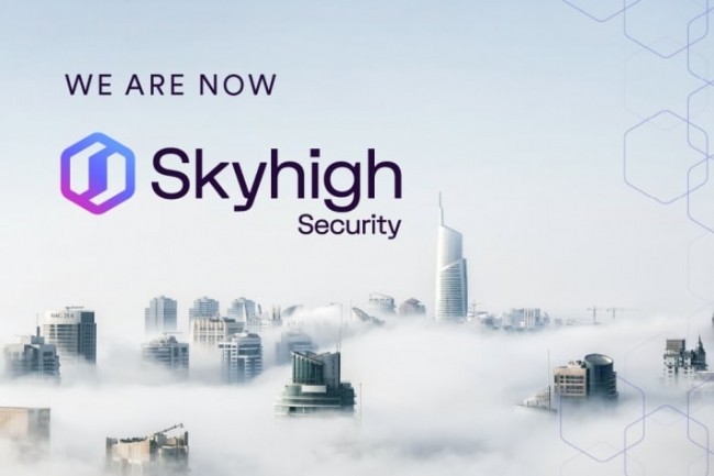 Skyhigh Security possède déjà un site vitrine à ses couleurs. Le changement de nom effectif des produits et de tout le matériel marketing associé interviendra dans le courant de l’année. Crédit photo : Skyhigh Security