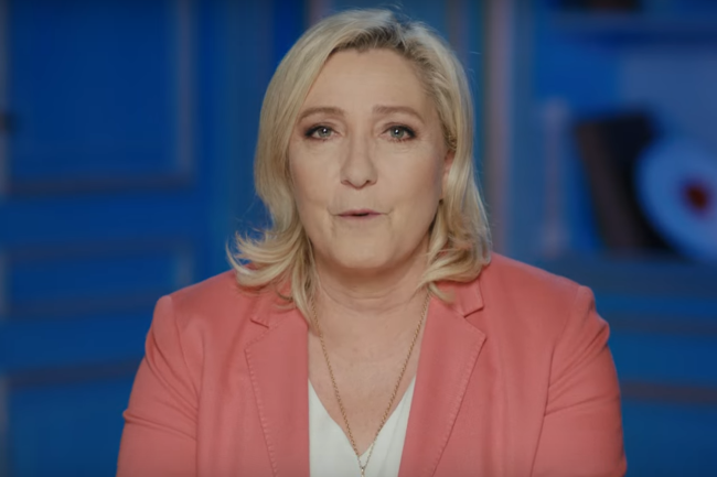 Marine Le Pen, actuelle députée du Pas-de-Calais, est candidate à l'élection présidentielle 2022. (Crédit : RN )