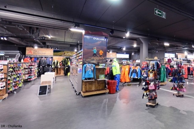 La chaîne de magasins spécialisée dans les sports outdoor Chullanka (ici le magasin de Bordeaux) s'appuie sur l'ERP Ginkoia pour gérer ses activités.