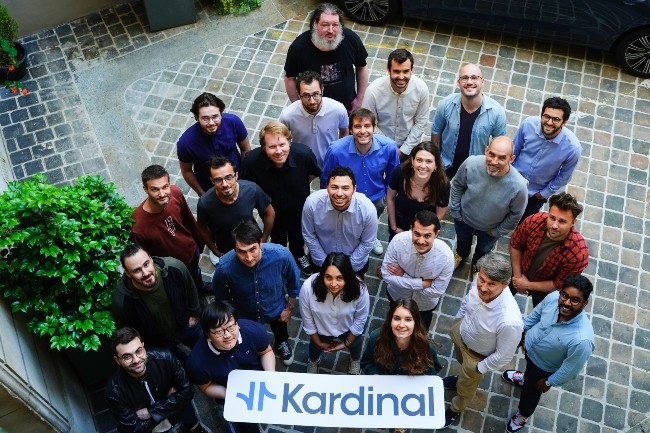 L'équipe Kardinal au complet. La start-up est basé à Paris et a réalisé une croissance de près de 500% sur l'exercice 2021. (Crédit : Kardinal)
