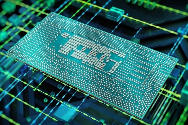 Les dernires puces Core i9-12900HK sont graves en Intel 7 (10 nm superfin quivalent 7 nm selon le fondeur). (Crdit Intel)