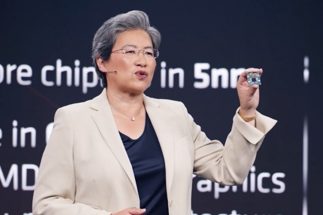 La CEO d'AMD Lisa Su a présenté sa puce Ryzen 7000 au dernier Computex. (Crédit AMD)