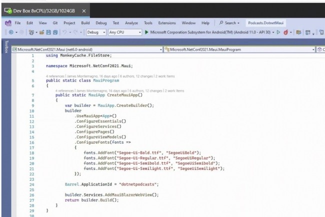On peut utiliser avec les machines virtuelles Dev Box tous les SDK, IDE et outils de développement sous Windows, au hasard avec des abonnements Visual Studio. (Crédit : Microsoft)