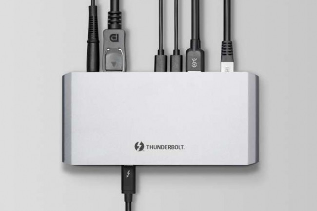 La prochaine génération de station d'accueil au format Thunderbolt 4 80 Gb/s est attendue de pied ferme. (crédit : Intel)