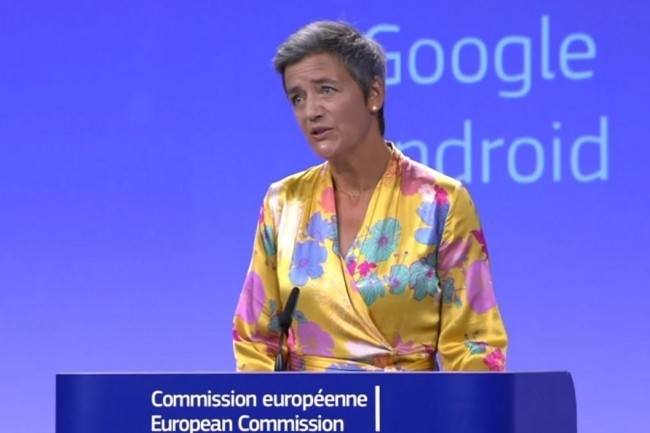 En 2018, la Commission européenne avait infligé une amende de 4,3 Mds € à Google pour abus de position dominante. Le Tribunal de l'UE vient de confirmer cette décision avec un ajustement à la marge sur le montant. (Crédit Photo: UE) 