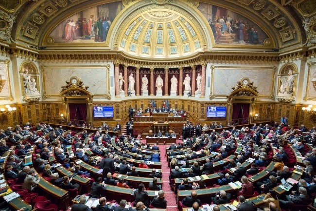 L'hémicycle a adopté en première lecture, ce 18 octobre, la proposition de loi sur l'encadrement du recours aux cabinets de conseil par les acteurs publics. (Crédit : Sénat)