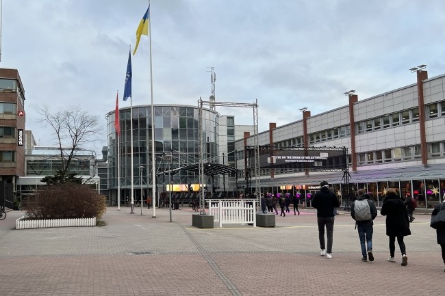 Le centre de convention d'Helsinki accueille l'édition 2022 de Slush avec des délégations française, ukrainienne, allemande, polonaise et même iranienne. (Crédit S.L.)