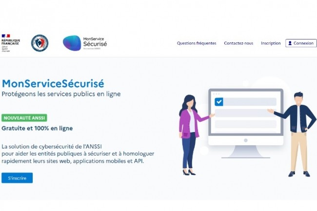 Le service en ligne gratuit MonServiceSecurisé permet aux acteurs publics d'obtenir une évaluation indicative du niveau de sécurité de leurs services avec un indice cyber. (crédit : Anssi)