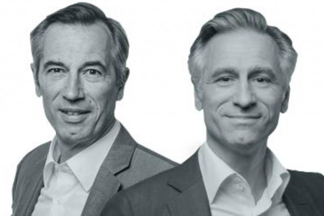 Les actionnaires fondateurs de Devoteam Godefroy ( gauche) et Stanislas de Bentzmann ont repris le contrle de leur entreprise le 31 dcembre 2021. (crdit : Devoteam)