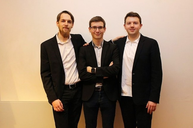 Les fondateurs de Sesamm (de gauche à droite) : Florian Aubry, Sylvain Forté et Pierre Rinaldi. (Crédit : Sesamm)