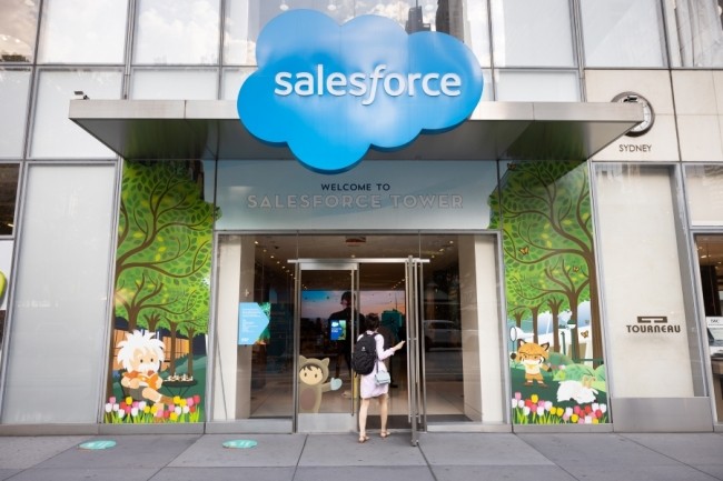 Après plusieurs mois tumultueux, Salesforce a réussi à redresser la barre et annonces des résultats au-dessus des prévisions. (Crédit : Salesforce)