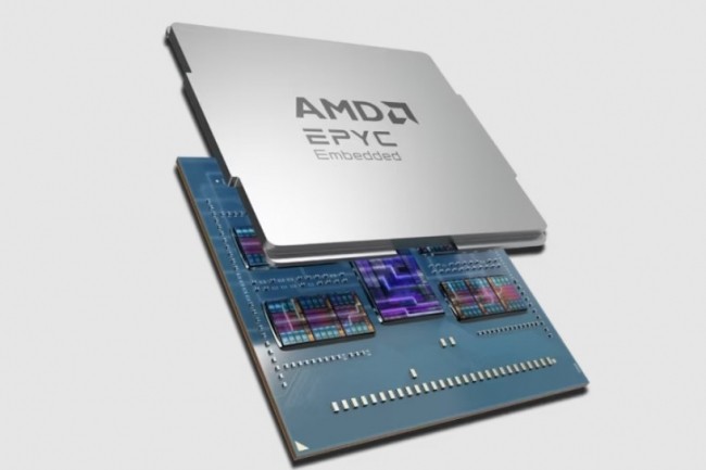La puce AMD EPYC Embedded 9004 est con�ue sur l'architecture Zen 4 b�n�ficiant d'une finesse de gravure de 5nm. (cr�dit : AMD)