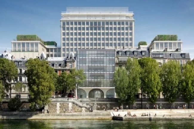 Basée aux abords de la Seine, à Paris, la Banque Postale Asset Management s'occupe de la gestion d’actifs dans l’investissement socialement responsable. (Crédit : LBPAM)