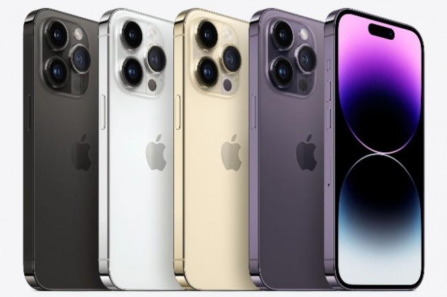 La demande pour les iPhone 14 Pro Series a contribu aux gains de parts de march raliss par Apple au premier trimestre 2023. Crdit photo : Apple