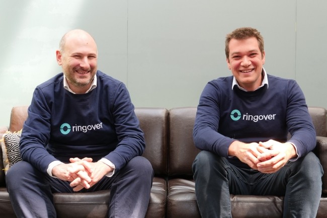 Jean-Samuel Najnudel, président de Ringover et Ludovic Rateau, directeur technologie et produits Ringover. (Crédit : Ringover)