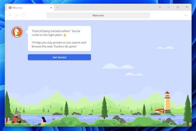 DuckDuckGo a dvoil une version beta publique de son navigateur pour Windows. (Crdit Photo: DuckDuckGo)