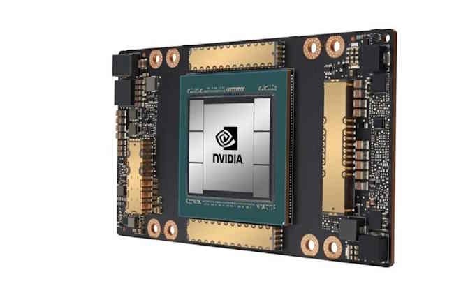 Pour continuer  exporter en Chine, Nvidia avait lanc l'acclrateur GPU A800 respectant les seuils de performance des restrictions amricaines. (Crdit Photo: Nvidia)