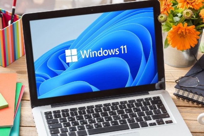 Prs de deux ans aprs le lancement du systme d'exploitation, la base installe totale de Windows 11 se situe entre 25 et 30 %, selon IDC. (Crdit photo : Microsoft)