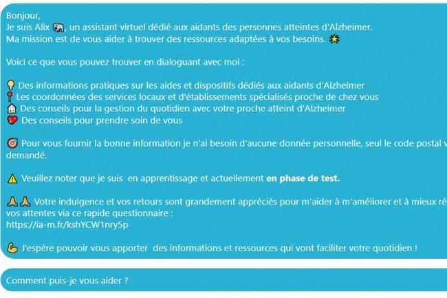 Avec ce financement de 1,4 M, IA Medical entend finaliser avant la fin de l'anne la version gratuite de son chatbot Alix. (Crdit IA Medical)