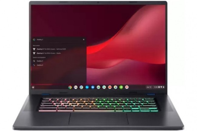 l'Acer Chromebook 516 GE (en photo), l'Asus Chromebook Vibe CX55 Flip et le Lenovo Ideapad Gaming Chromebook comptent parmi les Chromebooks destinés au jeu disponibles sur le marché. (Crédit photo : Acer)